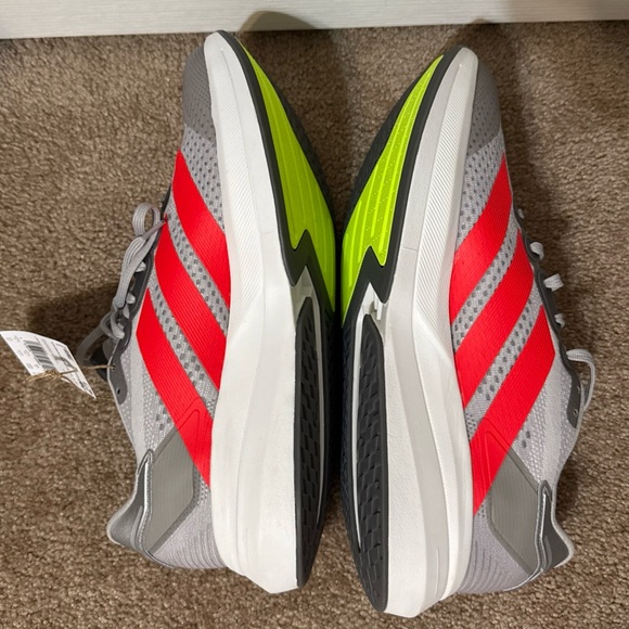 Adidas Duramo Speed 2 Gray and Red Running Shoes Size 13 - Picture 6 of 8